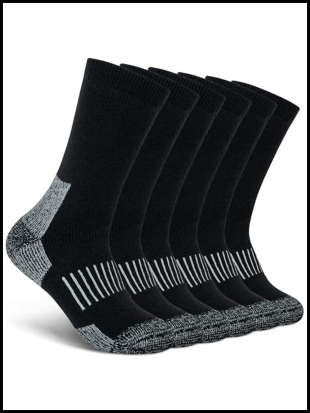 Merino Wool Hiking Cushion Socks Thermal Warm Boot Socks Moisture-Wicking